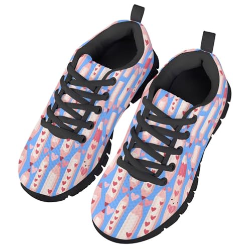 Kids Shoes Colorful Sneakers for Boys Girls Lace Up Sneakers Lightweight Slip on Sports Running Tennis School Casual Shoes3