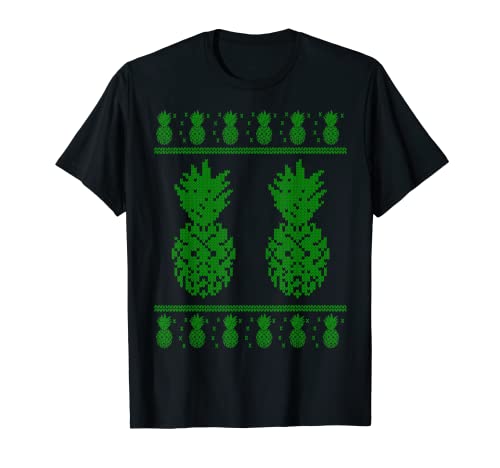Ugly Christmas Pineapple Lover Camiseta
