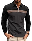 Tissu Respirant et Doux - Composé d'un mélange 60% coton, ce polo avec zip est incroyablement doux et respirant. Idéal comme tshirt manches longues homme, il assure une liberté de mouvement totale et un port agréable toute la journée.