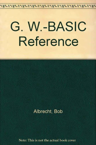 The Gw-Basic Reference 0078816440 Book Cover