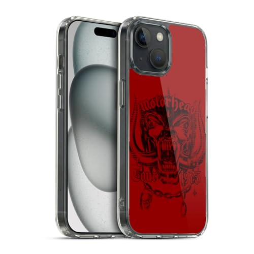 Funda Motorhead 1975 Tours iPhone 15 Carcasa Gel TPU Protectora Teléfono