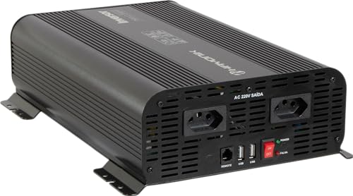 HAYONIK, Inversor Off-Grid, Onda Senoidal Pura, Potência Nominal 2000W, Pico de Partida 4000W, Entra