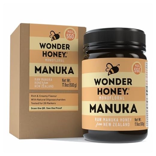 Wonder Honey Raw Manuka Honey MGO550