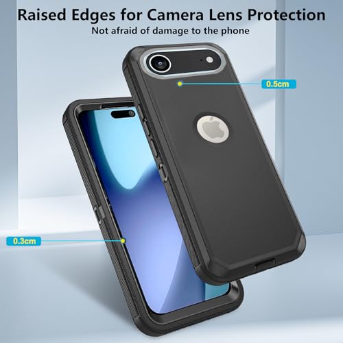 Coque iPhone 17 antichoc Asuwish robuste avec verre trempé intégrale - 4
