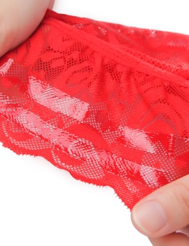 Image of comeondear Women Fishnet Thigh High Stockings Plus Size Socks with Antiskid Silicone Lace Top Sheer Nylons Pantyhose Tights