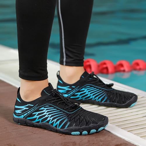 Image of Hike Barefoot Shoes for Women Men with Wide Toe Box, Healthy & Non-Slip Breathable Barefoot Water Shoes Beach Pool Aqua Swim Surf Hiking Walking Shoes
