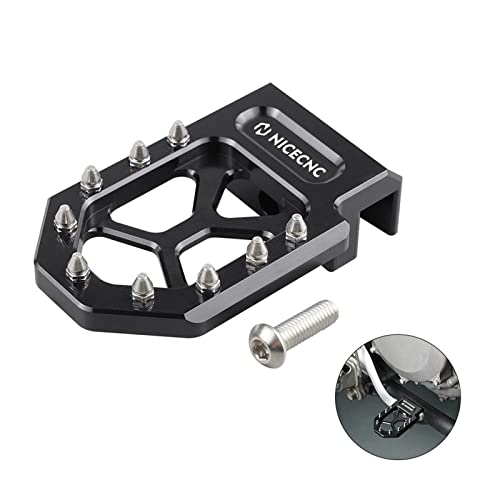 NICECNC Extensores de pedal de alavanca de freio preto compatíveis com Yamaha YFZ450R 2009-2023 2022