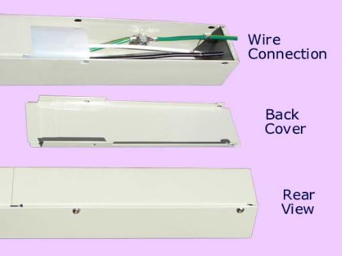 1' Hardwired Plug Strip, Beige, H104NVG