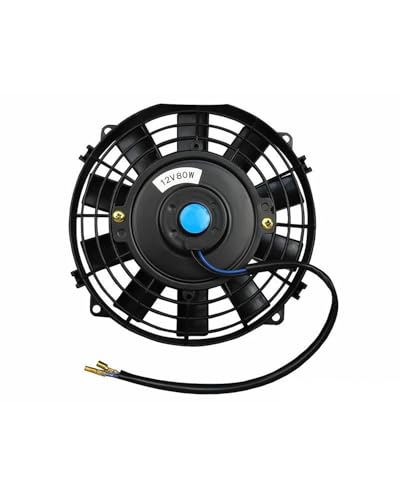 La ventola di raffreddamento del radiatore è un dispositivo che può aiutare a regolare la temperatura del motore aspirando l'aria attraverso un radiatore, adatto per radiatori, radiatori dell'olio, radiatori della trasmissione, condensatori e altro ancora