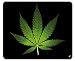 Produktbild 1art1 Cannabis Hanf Blatt Mauspad 23x19 cm