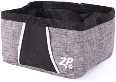 ZippyPaws - Portable Outdoor Adventure Bowl for Dogs - Graphite