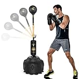 Upgrade Cobra Reflex Bag,Heavy Punching Bags Freestanding Reflex Boxing Balls for Adults,Height Adju