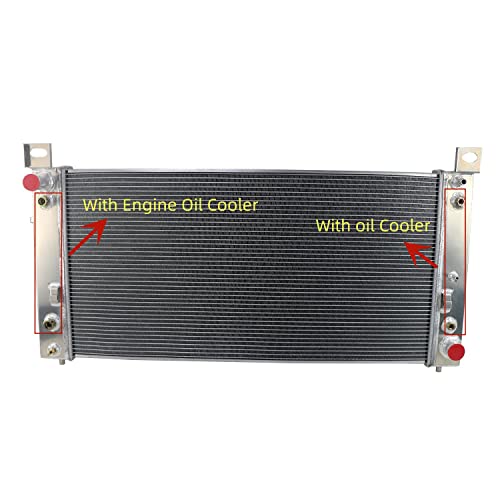 3 Row Aluminum Radiator For 1999-2014 Chevy/Gmc Silverado Suburban Sierra 1500 2500 3500 Hd Cheyenne Cadillac Escalade Esv Ext/Gmc Yukon Xl Sierra Hummer H2 Crossflow At #TOP5