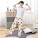 Pajama Pants Sleep Pants Soft Elastic Waist Pajama Lounge Pants Watercolor Basketball for 6-14 Years Old