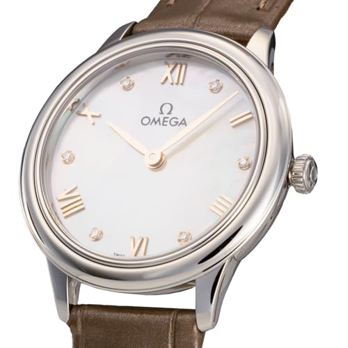 [OMEGA(オメガ)] 腕時計 デ・ヴィル プレステージ クォーツ 3気圧防水 サファイアガラス ホワイトパール文字盤 434.13.28.60.55.001 レディース [並行輸入品] 商品画像2