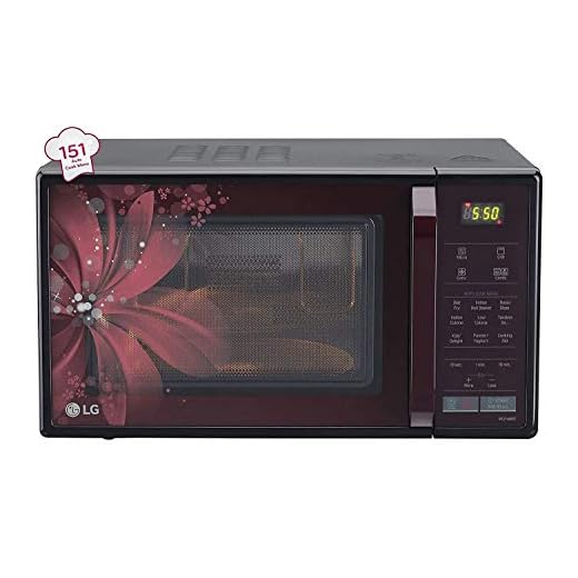 LG 21 L Convection Microwave Oven (MC2146BRT, Black, Diet Fry)