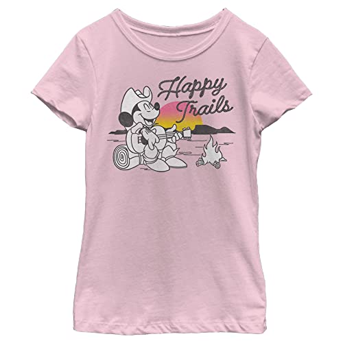 Haut rose Disney Happy Trails pour fille vêtement d'été léger taille XS