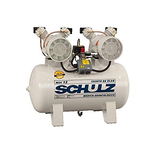 Schulz MSV 12/30 Oil-Less Air Compressor 2x1 HP