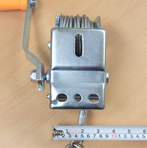 Hoteche 600 Lb H.D. Hand Winch Gear Steel Cable Atv Towing Trailer Boat thumb #5