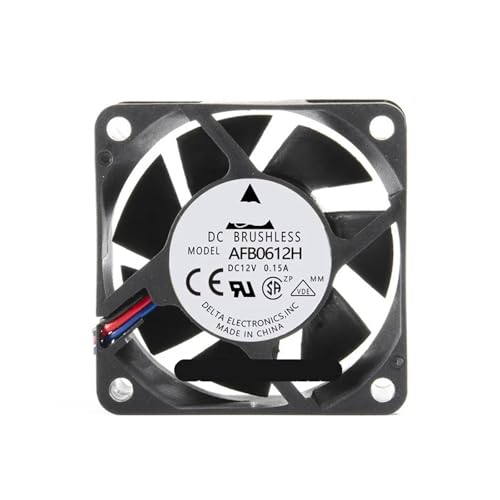 RHFYBSQA Ventilador de refrigeración de chasis Afb0612h 6025 DC12V 0,15A 6 cm(2-Wire A1 Plug)