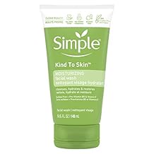 Simple Kind to Skin Face Wash Cleanser for All Skin Types Moisturizing Cleanses and Hydrates 5 oz