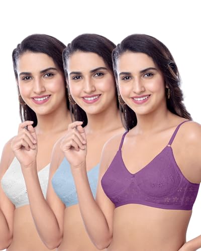 Image of Brida Italia Women's Cotton Minimizer Saree Bra | Full Coverage | Non-Padded, Wire-Free | Comfortable Daily & Ethnic Wear