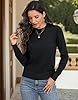 GRECERELLE Womens Jumpers Soft Knit Basic Crew Neck Long Sleeve Fall Winter Spring Sweater Tops for Ladies (Black, XXL) #1