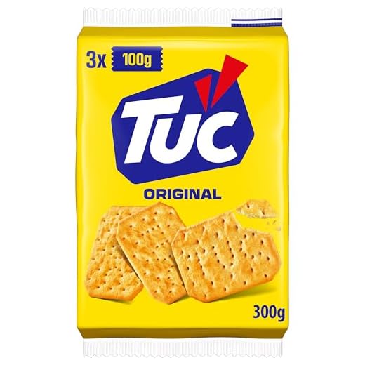 Tuc Original - Cracker Croustillant - Format Pratique à Emporter - 3 Paquets de 100 g