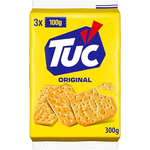 LU Tuc - Galletas Crackers Saladas Originales - Pack Ahorro de 3 x 100 g