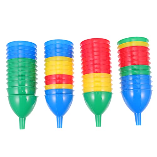 Holibanna 50Piezas Plástico Reutilizables para Transferir y Sólidos Colores Aleatorios para Experimentos y Manualidades Pequeño