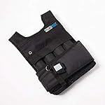 RUNmax Pro Weighted Vest 12lbs/ 20lbs/ 40lbs/ 50lbs/ 60lbs with Shoulder Pads Option
