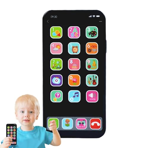 Kids Smart Phone Toy - Educational Learning Mobile Phones Toys | Interactive Touch Light Sound Music Toys | ABS Durable Simulati