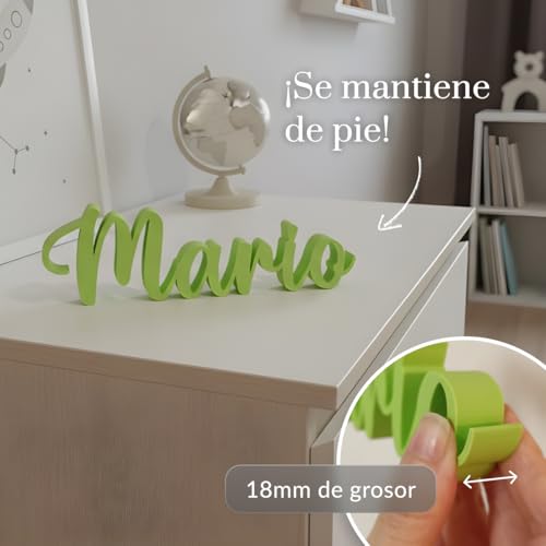 Miniatura 3 de Nebula Home Decor Nombre Personalizado Para Pared Y Puerta - Decoración Infantil Para Pared O Estantería Regalo Original Recién Nacido, Baby Shower Y Newborn - Ideal Para Bautizos Y Cumpleaños