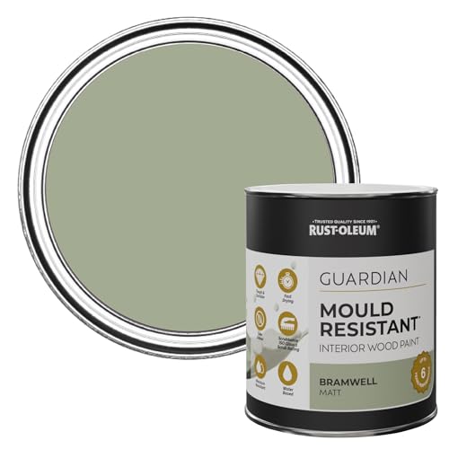 Rust-Oleum Green Guardian Mould Resistant Interior Wood Paint in Matt Finish - Bramwell 750ml