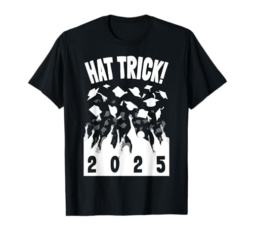 Clase de graduación 2025 divertido sombrero truco graduado senior Camiseta