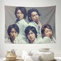Amazon.co.jp: 嵐 あらし タペストリー 壁掛け 大判 布ポスター 装飾布
