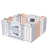Baby Vivo Baby Box Tweelingbox Opvouwbaar Kruipbox Krabbelpark Speelbox Veiligheidshek voor kinderen Kunststof met deur…