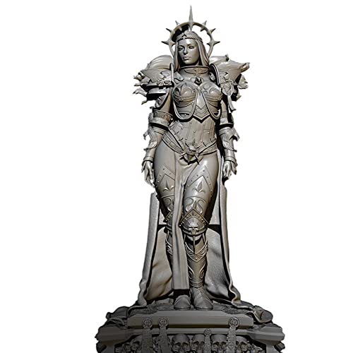 Lutiore Resina Modelo Figura Modelo 75mm Sexy Belleza Femenina Marte Serie Figura Modelo Kits de Construcción DIY Unassambled Unpainted White Model Building Kits Cover
