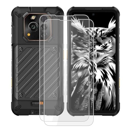 YQINHHME for RugOne Xever 7 Pro Tempered Glass Screen Protector, [2 Pack] 9H Hardness Protective Film for RugOne Xever 7 Pro (6.67