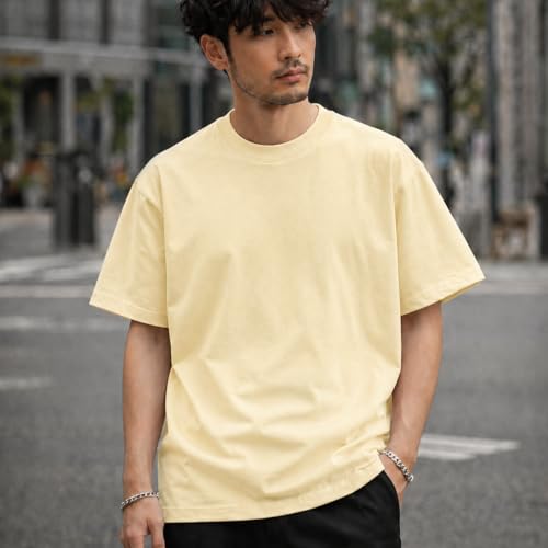 Image of Maydear Men Women Basic T Shirt Cotton Short Sleeve Crewneck Casual Plain Tee Everyday Essential Top