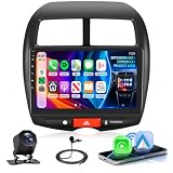 Hodozzy Autoradio 2 Din per Citroen C4 2007-2013/ Mitsubishi ASX 2010-2016 | 10 Pollici IPS Touchscreen Radio per Peugeot 4008 2012 con CarPlay Wireless Android Auto, Bluetooth, DSP, FM/RDS, USB, SWC