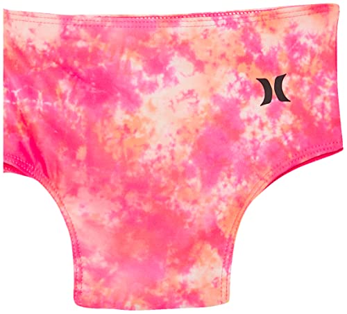 Hurley Girls Long Sleeve Rash Guard and Hat 3-Piece Swimsuit Set3