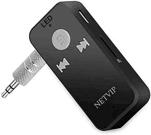 NETVIP Ricevitore Bluetooth 4.1 Auto Audio Senza
