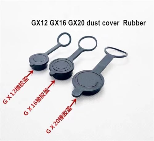 Tapa antipolvo M12 con cadena para conector aviación 20 pcs miniatura 3