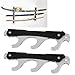 Natudeco Sword Stand Wall Mount Acrylic Sword Display Rack 3 Tier Samurai Sword Stand for Sword Flute Fishing Rods Collectibles