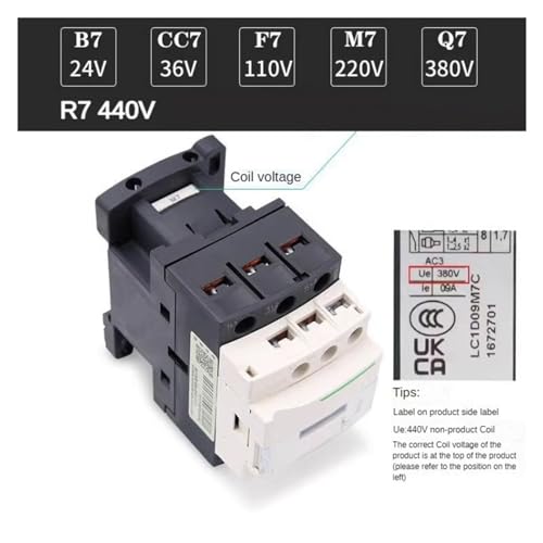 Contactor de CA LC1D25R7/LC1D32R7 AC440v para sustitución de componentes 2
