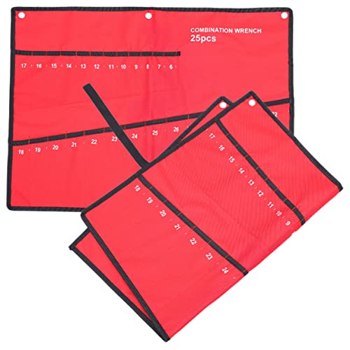 HEMOTON 2pezzi Portautensili Da Elettricista Scomparti Tela Di Leggero e Facile Da Trasportare Organizer Per Chiavi Sospese