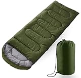 SMHLINE - Saco de dormir para exteriores, para camping, invierno, ligero, portátil, para camping, senderismo, viajes de mochilero, 3-4 estaciones
