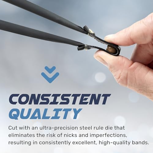 SimpleShot 5pcs Slingshot Bands Powerful Professional Elastic Rubber Catapult Shooting Flat Bands (1/2" Nitro) by SimpleShot - Image 6