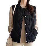 ベスト レディース ノースリーブ ダウンベスト 中綿 軽量 アーガイル柄